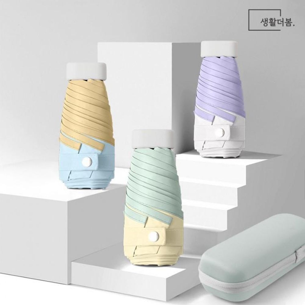 생활더봄 6k 6단 초경량 미니 양우산 5 color 케이스