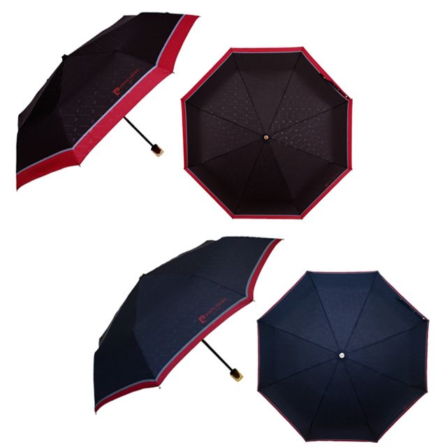 패턴배색우산 랜덤 케이스포장 3단우산 미니우산 방풍