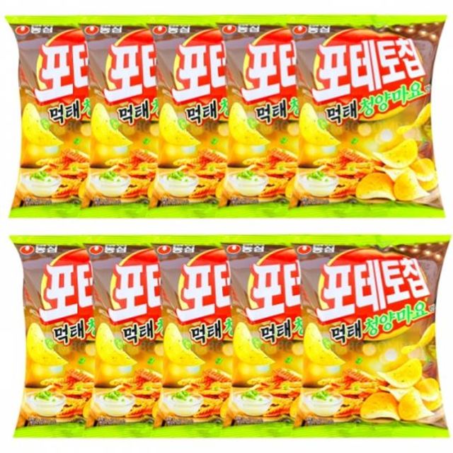 포테토칩 먹태청양마요맛 10개 포테토칩 포테토칩청양