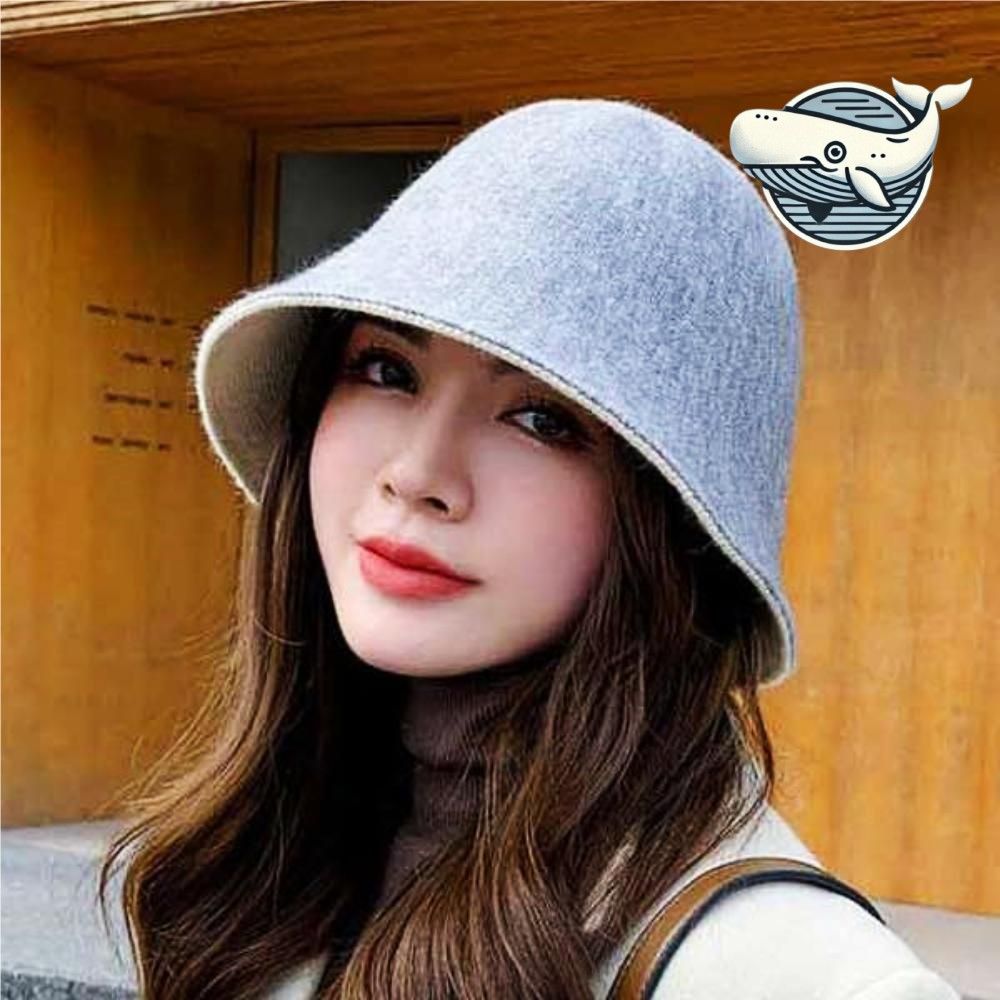 모직 스타일 편안한 버킷햇 캐주얼 모자 발랄