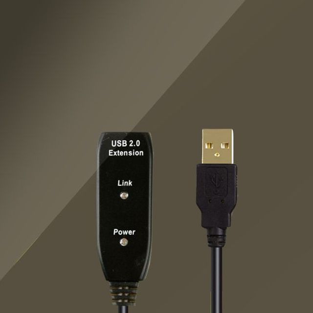 리피터 연장 케이블 신호 증폭 케이블 USB 2.0 20M