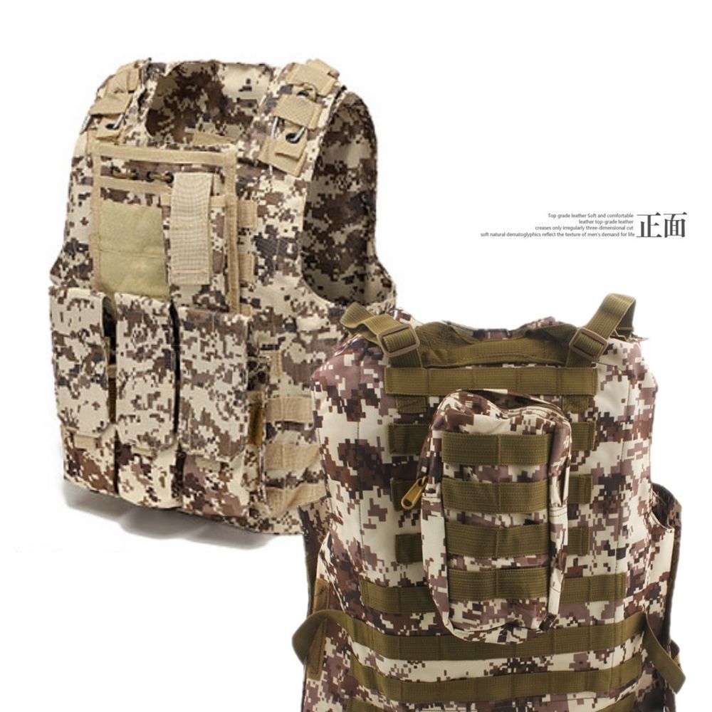 MOLLE 시스템 600D 피스톨 특수조끼 (ACU밀리터리)