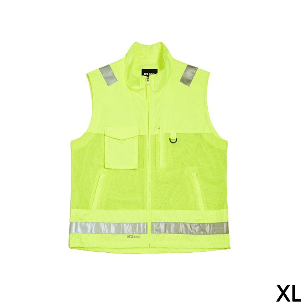 K2 세이프티 메쉬 반사조끼 베스트 작업조끼 105-XL