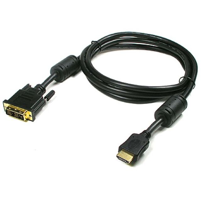 Coms HDMI-DVI 케이블 일반 실속형 1.8M 모니터선
