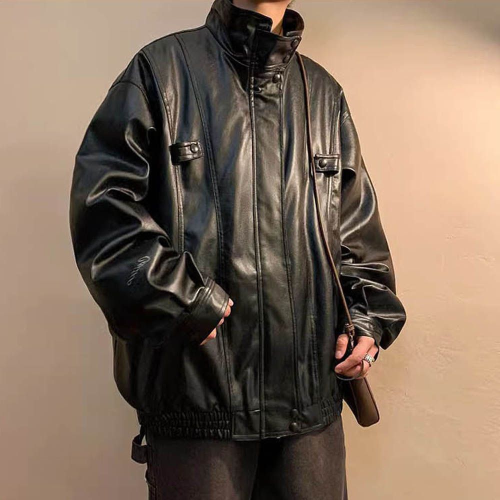 오버핏 라이더자켓 가죽 아메리칸 레더재킷 루즈핏