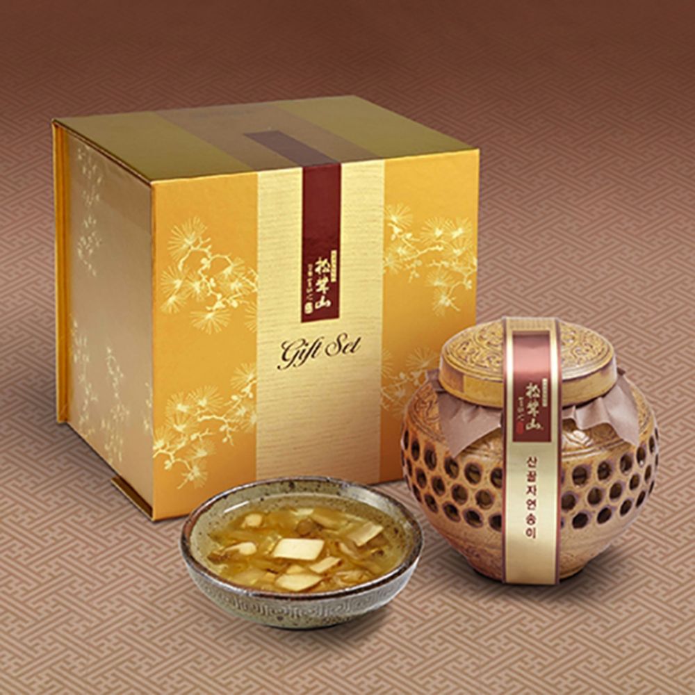 강원 송이산 자연송이꿀 600gx1병 도자기 송이버섯꿀