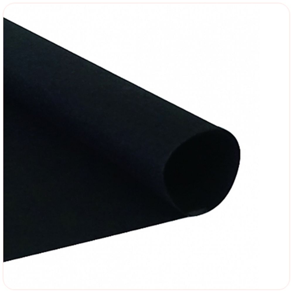 부직포 칼라펠트롤 검정색 접착 60x230cm