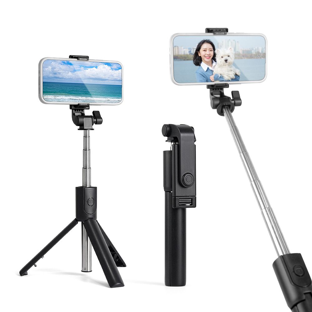 셀피스틱 360도 회전 블루투스 삼각대 일체형 셀카봉