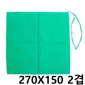 아이티알,NE 기계포 270X150cm 2겹 녹색 직사각 병원포 국산 제작