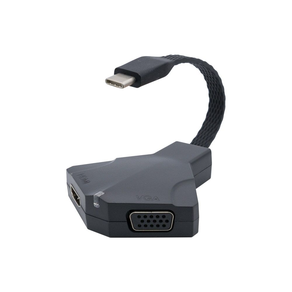 C타입 HDMI VGA AUX 일체형 컨버터