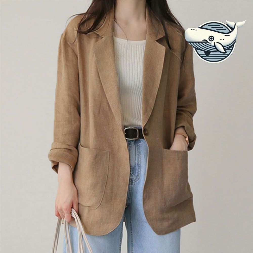 봄 여름 데일리 오피스 자켓 내추럴 베이지