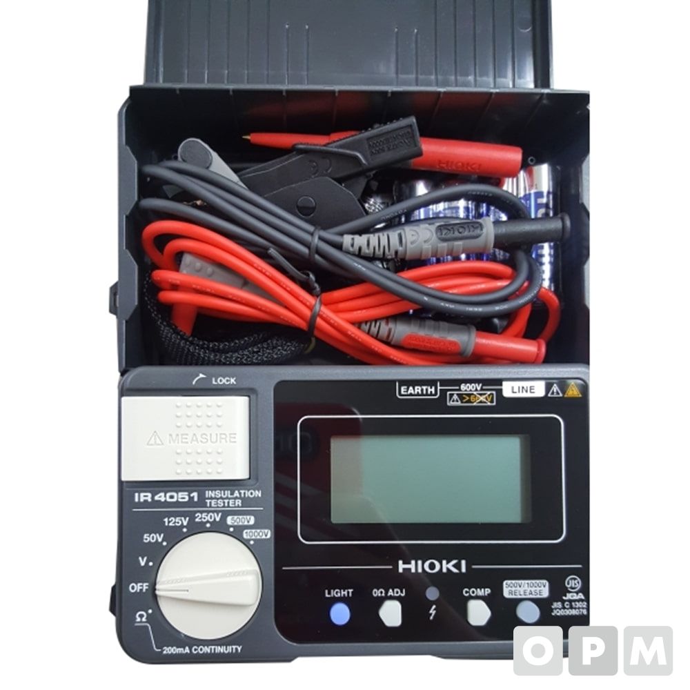 디지털 절연저항계(메가) DC1000V/4000M옴/0.8초 1E