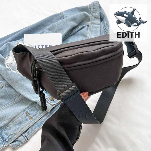 심플 스타일 크로스백 남녀 여행 힙색 필수