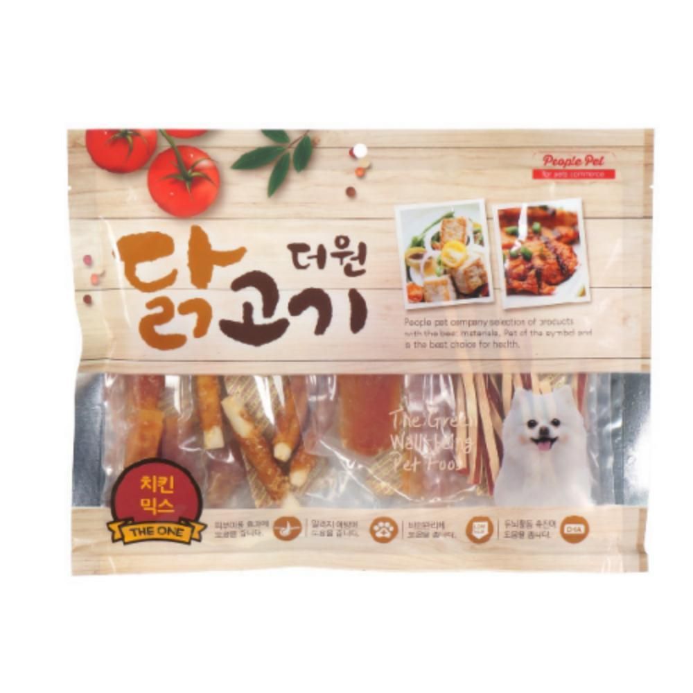 강아지 간식 애완동물 치킨 믹스 맛있는 10개