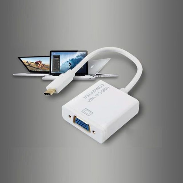 USB 3.1 컨버터 TypeC M VGA 변환 컨버터 케이블