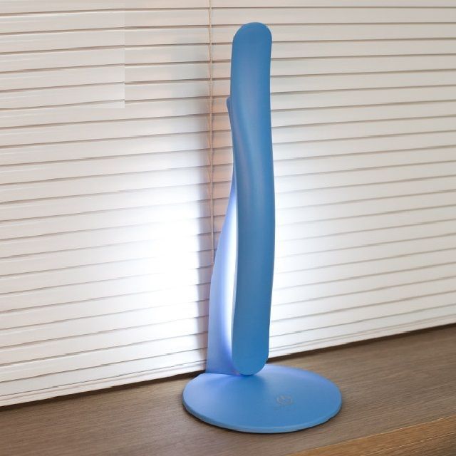 USB LED 램프 스탠드형 유선형 Blue LED 라이트