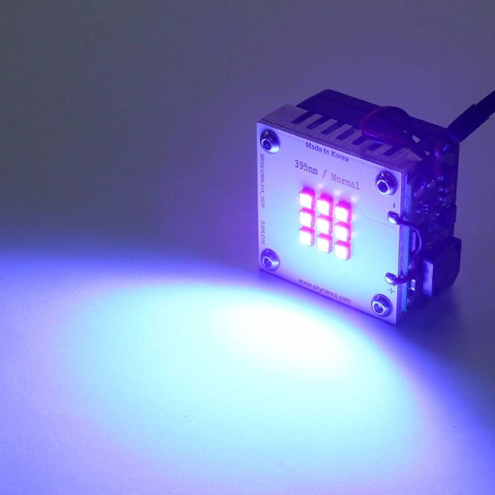 UV LED 모듈 자외선 경화 9구