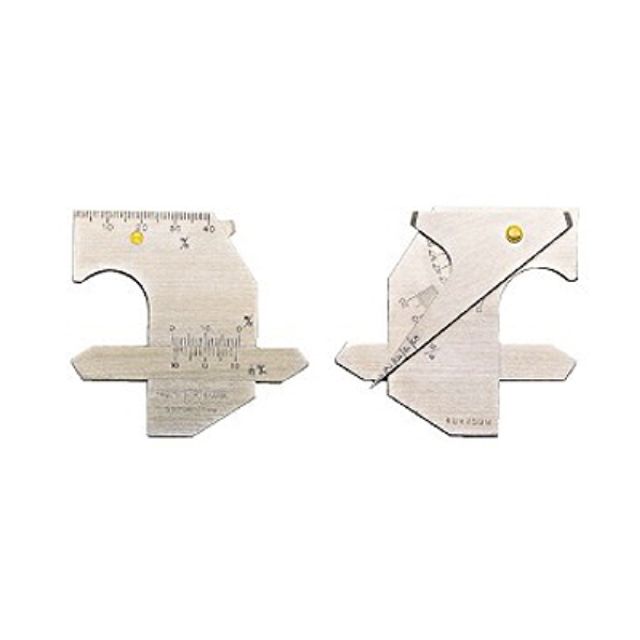 용접게이지60x +-0.2mm.0.7도/40mm눈금 WG-2