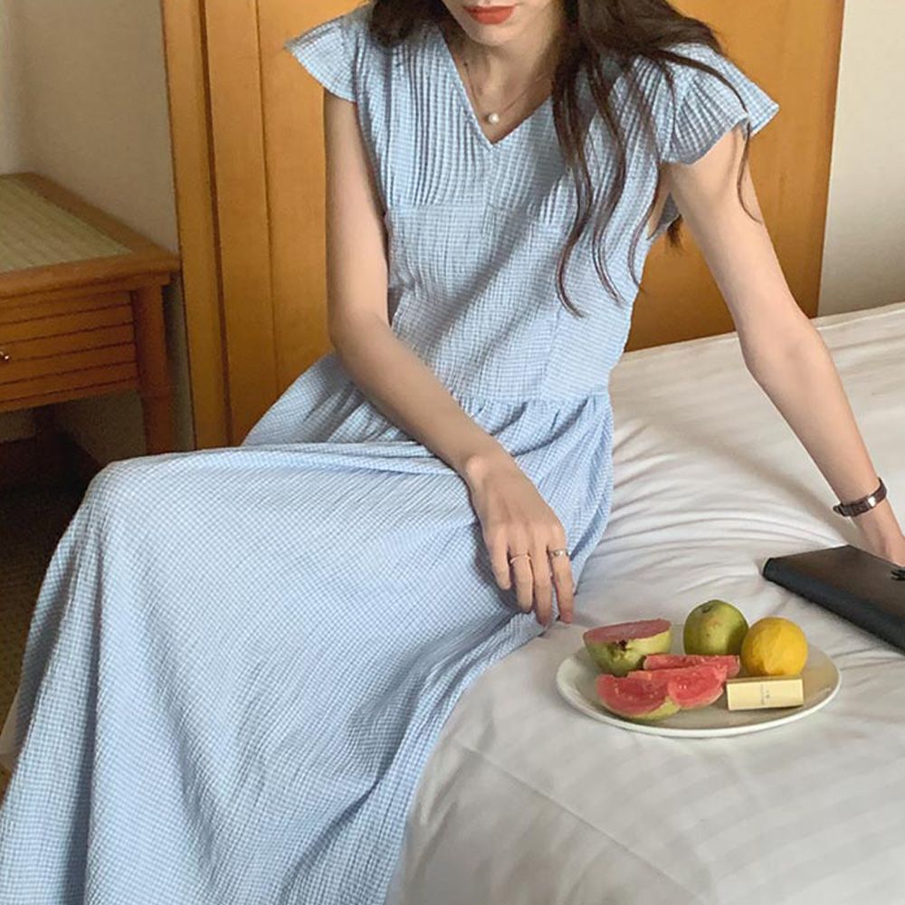 바캉스 모임 빅프릴 루즈핏 아이리스 여름코디