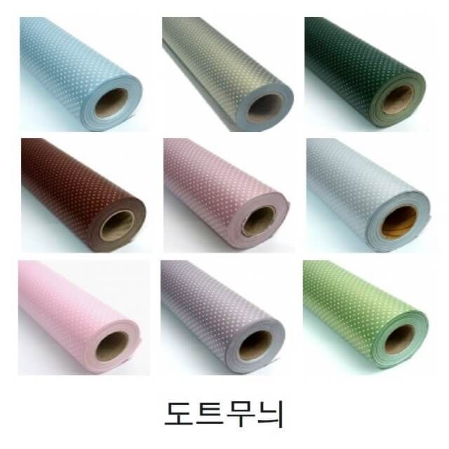 도트무늬 포장지롤 20m 1개