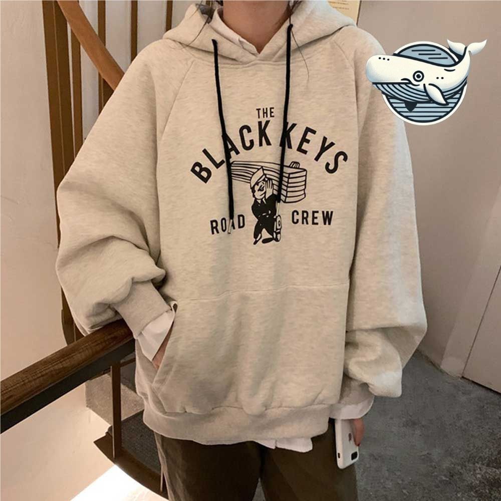 데일리 레터링 후드티 루즈핏 앞포켓 패치
