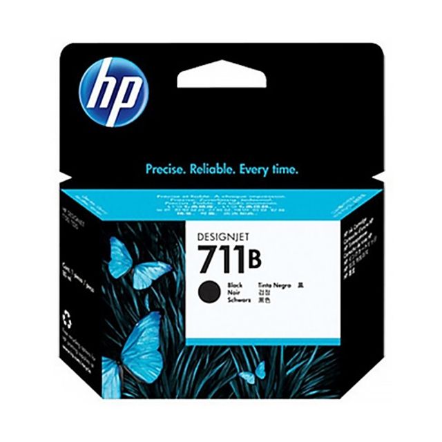 HP 정품잉크 NO.711B 3WX01A 검정 (1개)