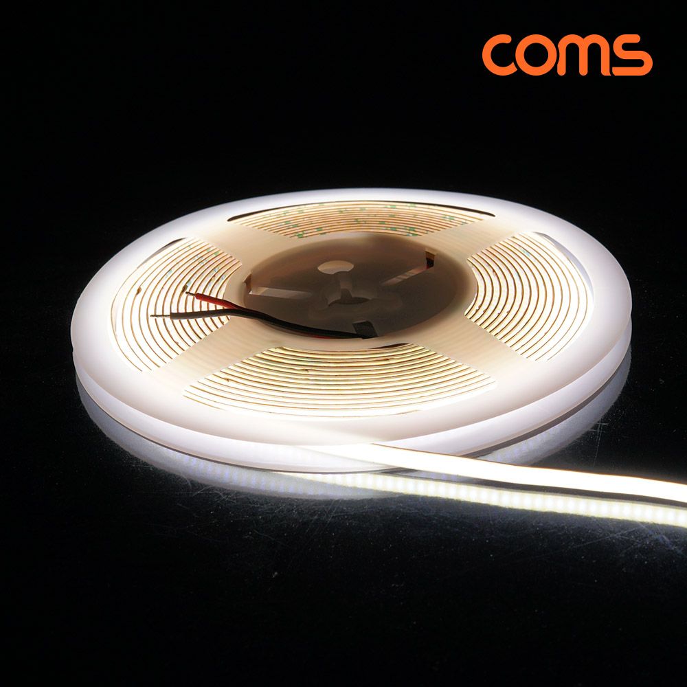 Coms DC12V 초고휘도 LED 줄띠 줄조명 5M 6000K