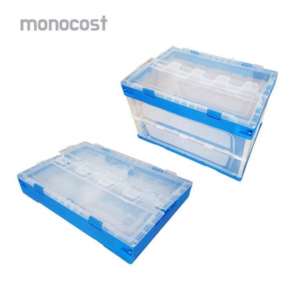 Monocost 전면개폐 폴딩박스 수납박스 리빙박스 적층