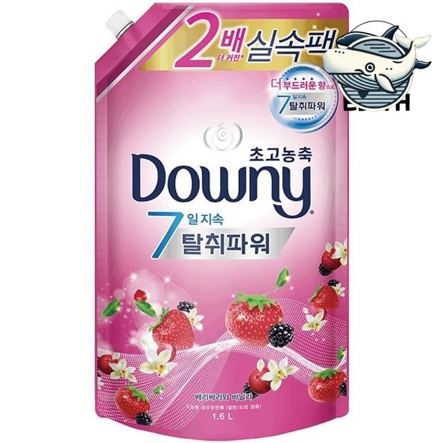 베리바닐라 섬유유연제 리필 1.6L 풍성한