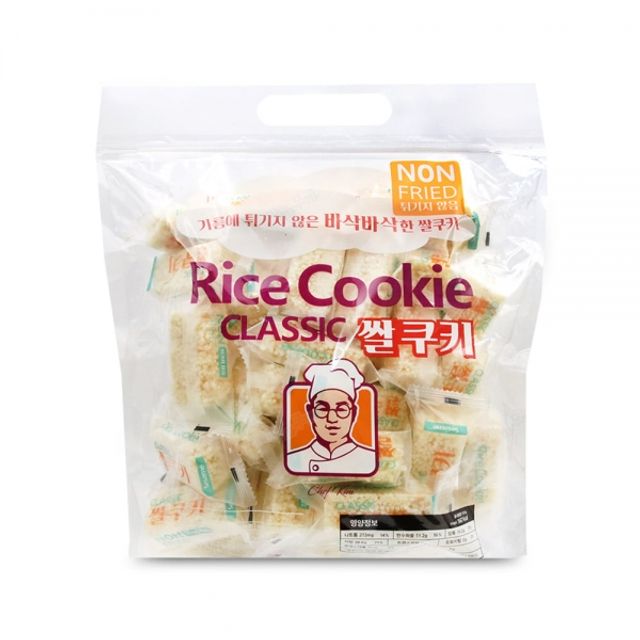 튀기지 않은 낱개포장 쌀과자 500g 대용량 개별포장