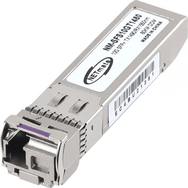 싱글모드 SFP BiDi 광 모듈 TX1490nm RX1550nm 80km