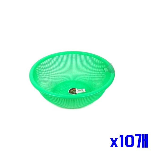 x10개 물빠짐 채반 소쿠리 체망 바구니 33.3x11.5cm