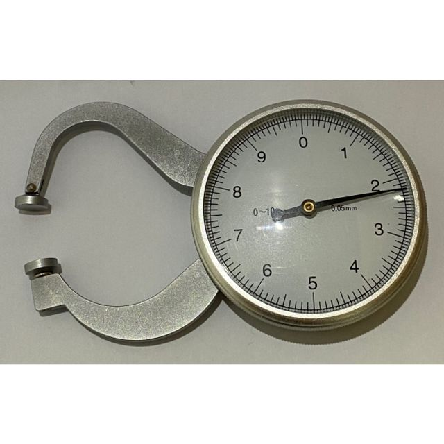 다이얼캘리퍼 철판.종이비닐고무 10x0.05mm G-10M