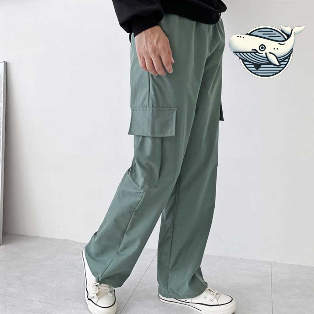 편안한 남자 카고팬츠 데일리 작업복 스타일