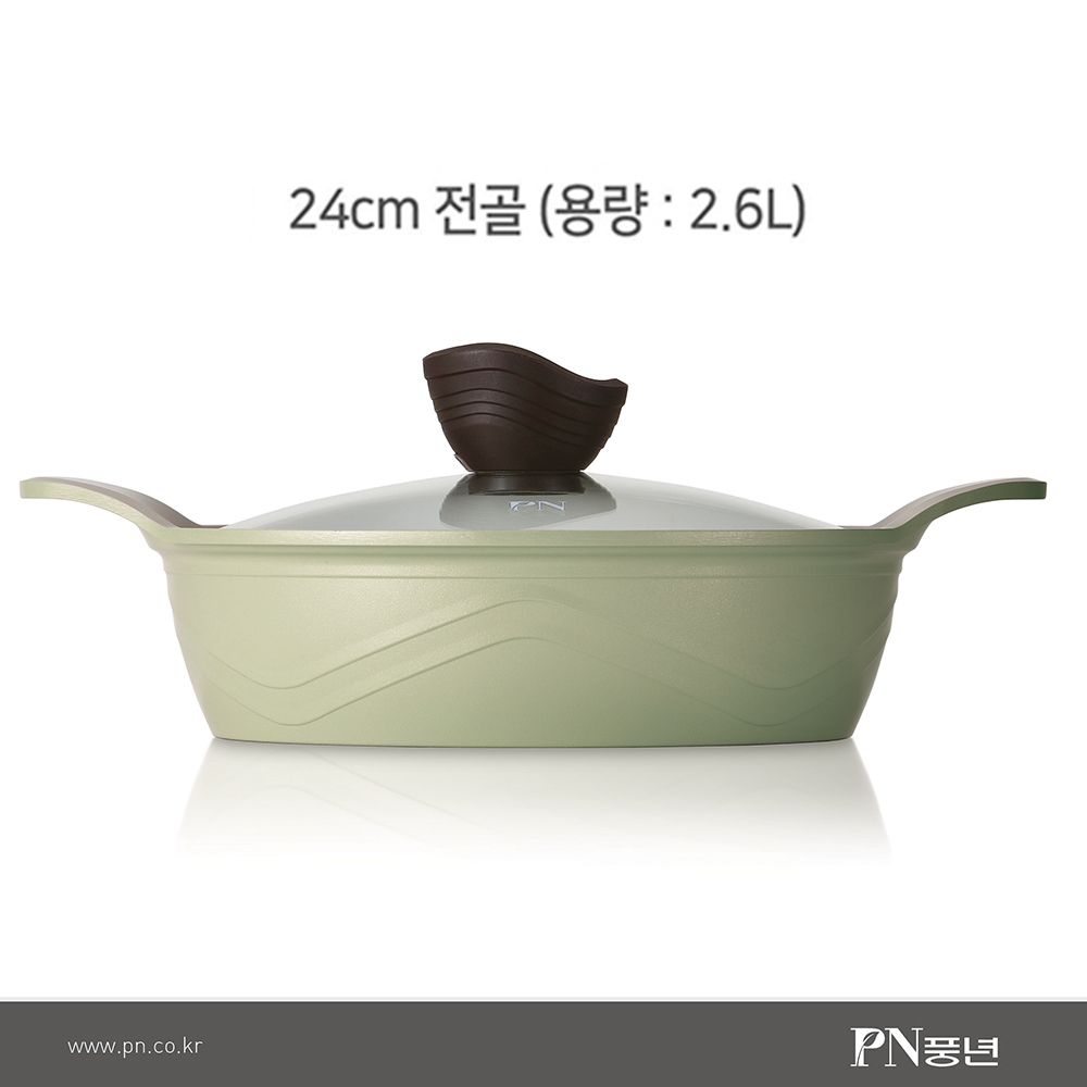 인덕션 포시아D 풍년올라 냄비 24cm 전골 (2.6L)