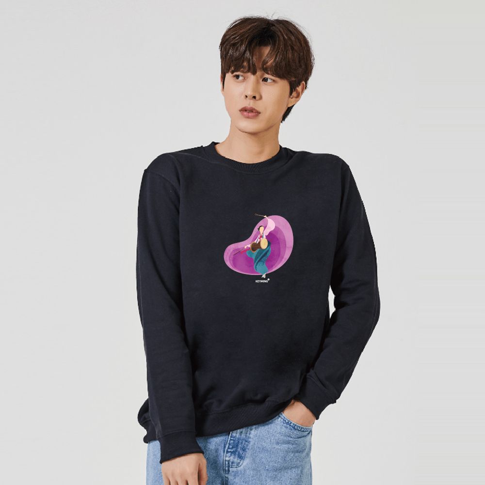 키밍 한국무용 춤 장구 맨투맨 후드티