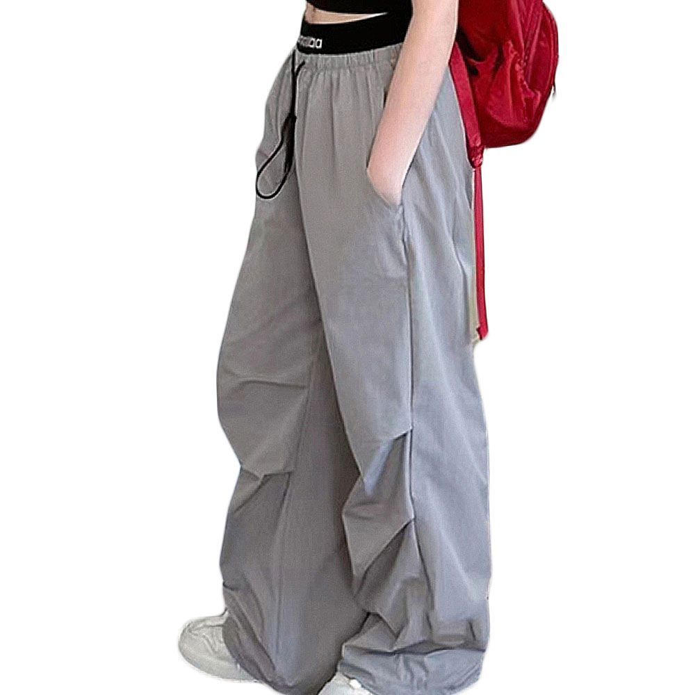 패션 여자 와이드팬츠 데일리 인기 셔링 밴딩 바지