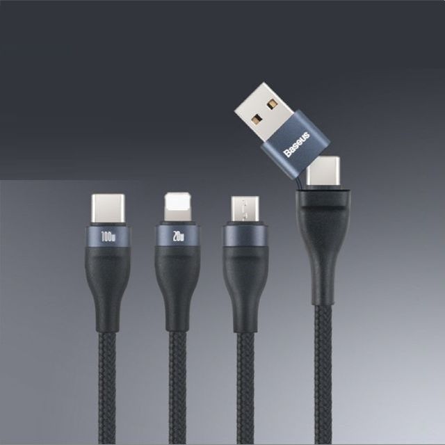 스마트폰 멀티 케이블 3 in 1 Type C USB to C타입 8