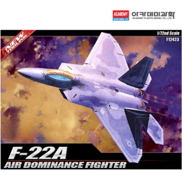 아카데미 프라모델 1대72 F-22A AIR DOMINANCE FIGHTE