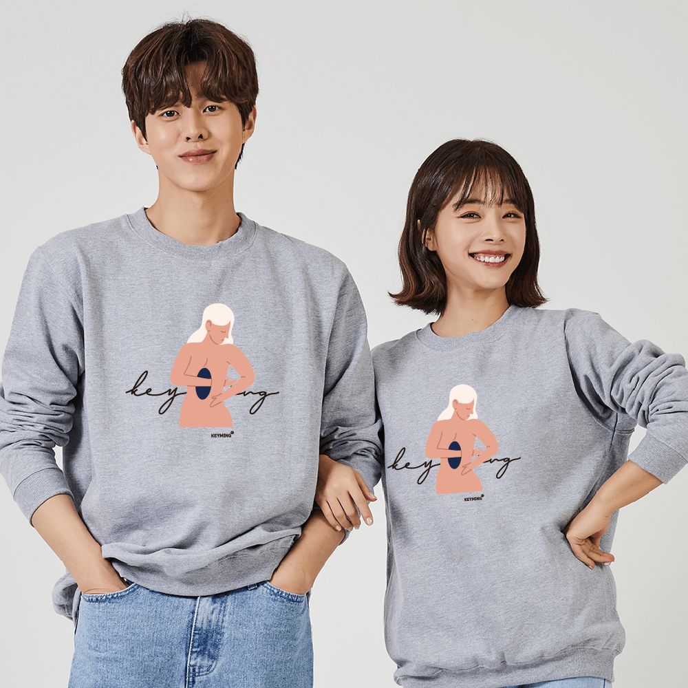 키밍 상 처 맨투맨 후드티