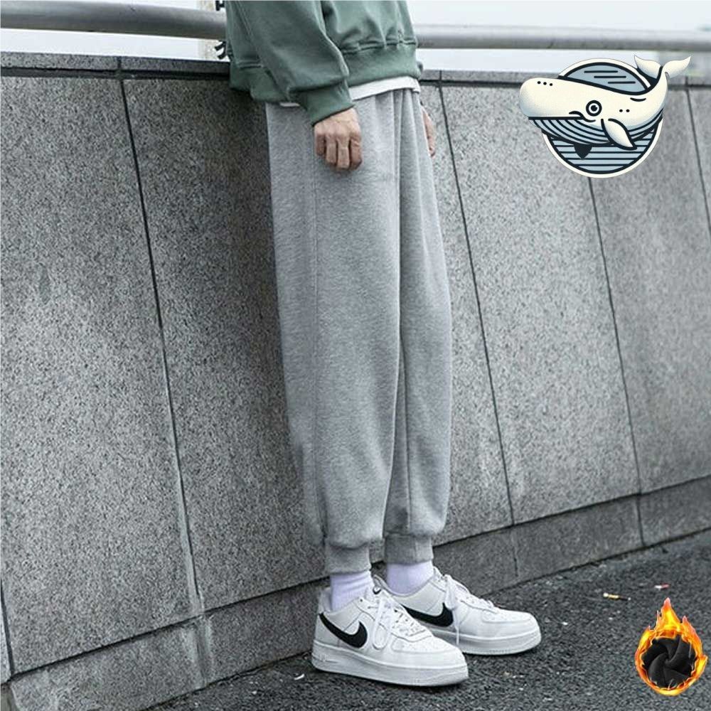 캐주얼 남성 조거팬츠 따뜻한 기모 허리밴드