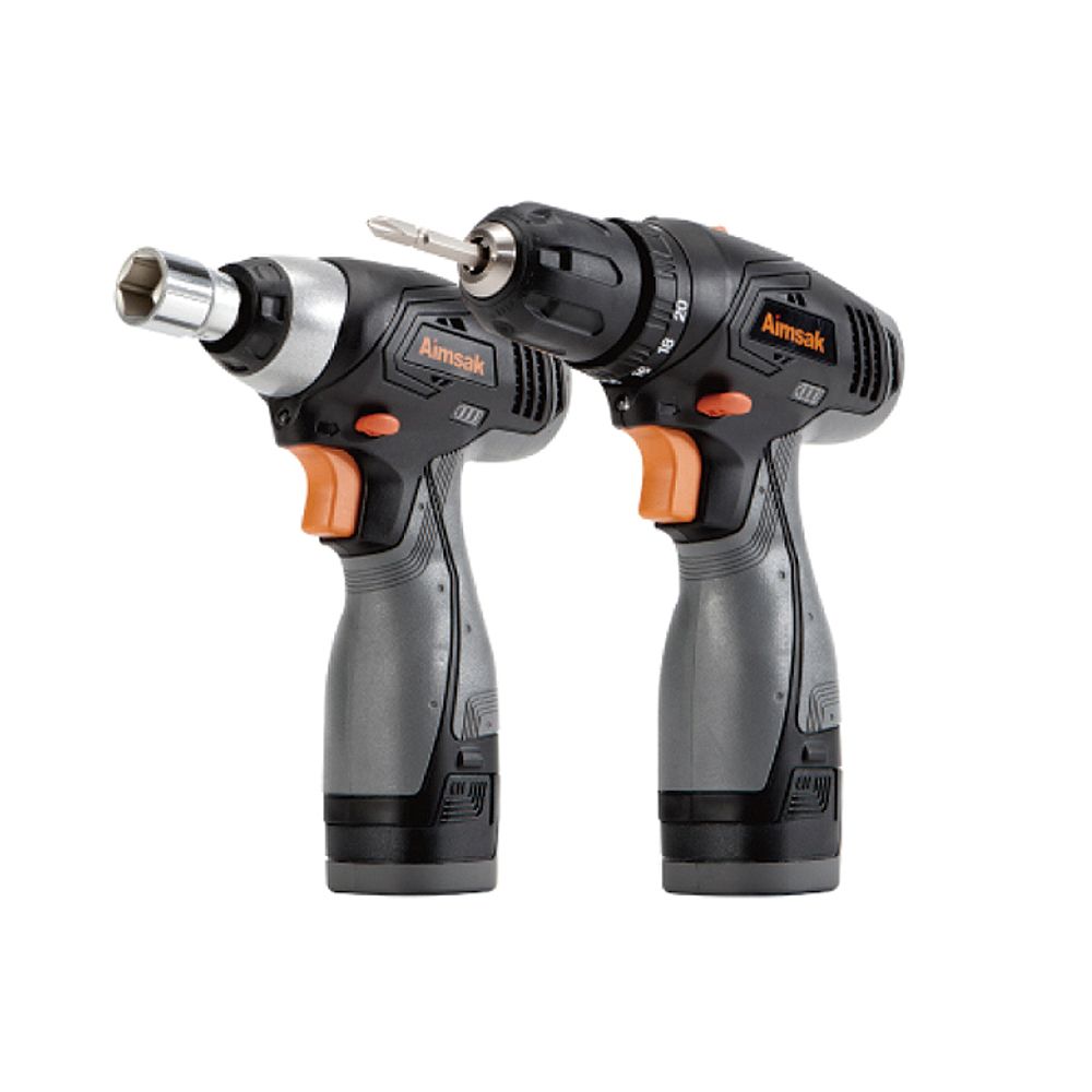 AIMSAK 충전콤보_AO414RQ3GCOMBO 14.4V/2.0Ah드릴드