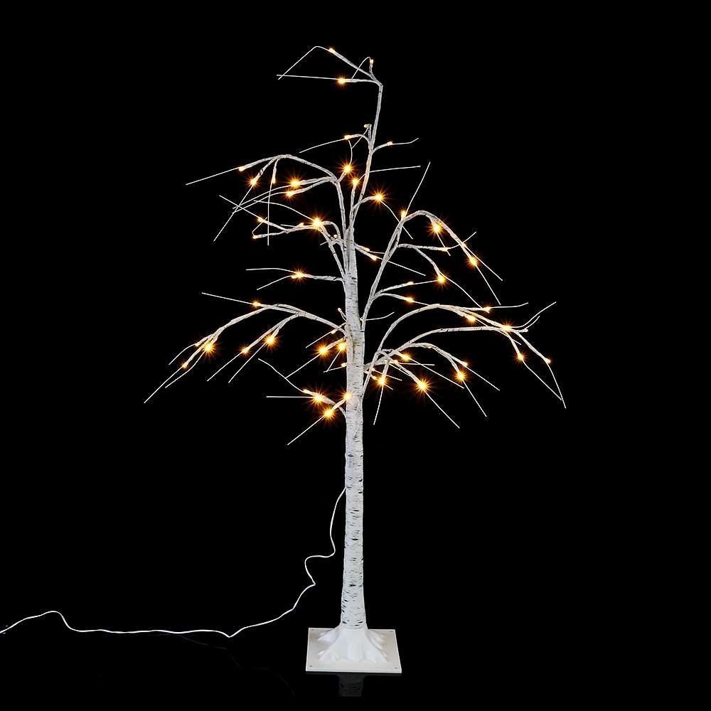 자작나무 LED 무드등 120cm 협탁 내방 침실 장식