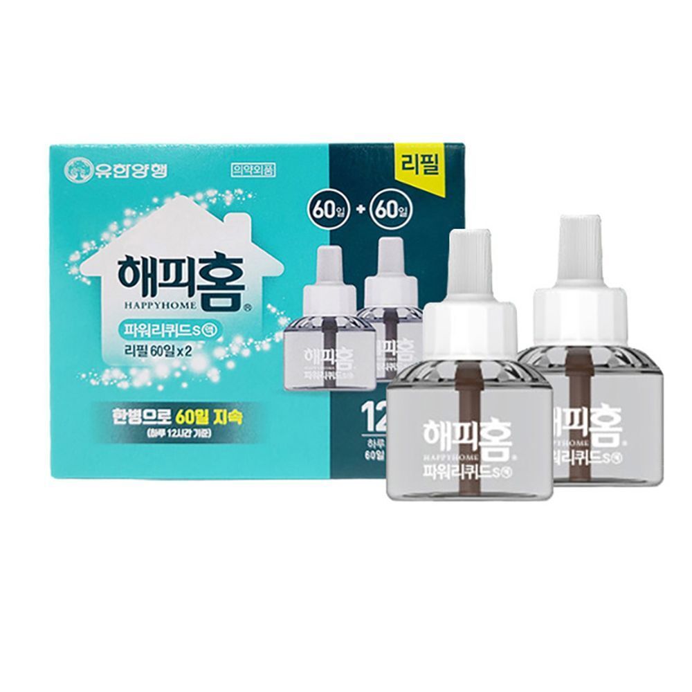 모기퇴치 훈증기 리필 대용량 해피홈 모기약