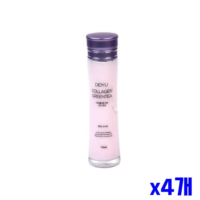 콜라겐 추출물 에멀전 화장품 150ml 녹차 로션 x4개