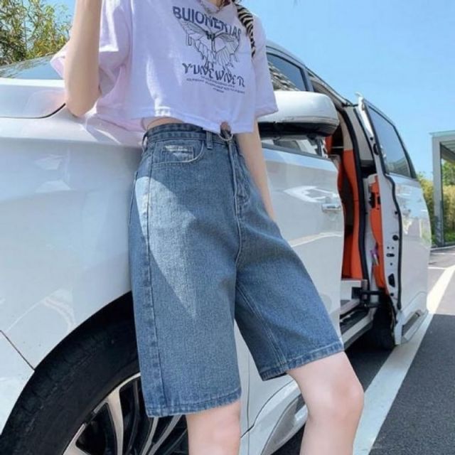 흑청 여자 진청 기본 여름 데이 데일리 패션 하의