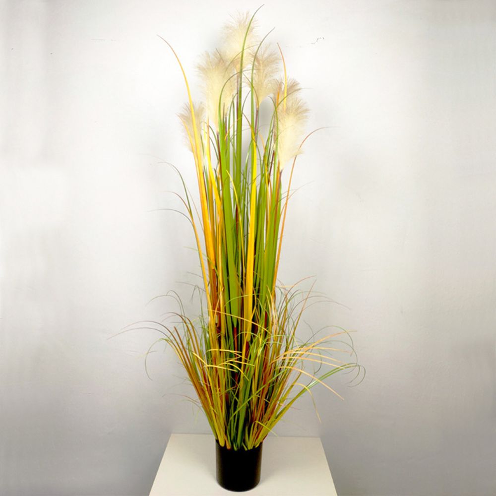 팜파스그라스 갈대 연브라운 조화 인조갈대 150cm