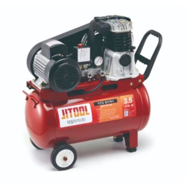 스틸탱크 오일타입 콤프레샤 3.5HP40LRPM1083245L/m