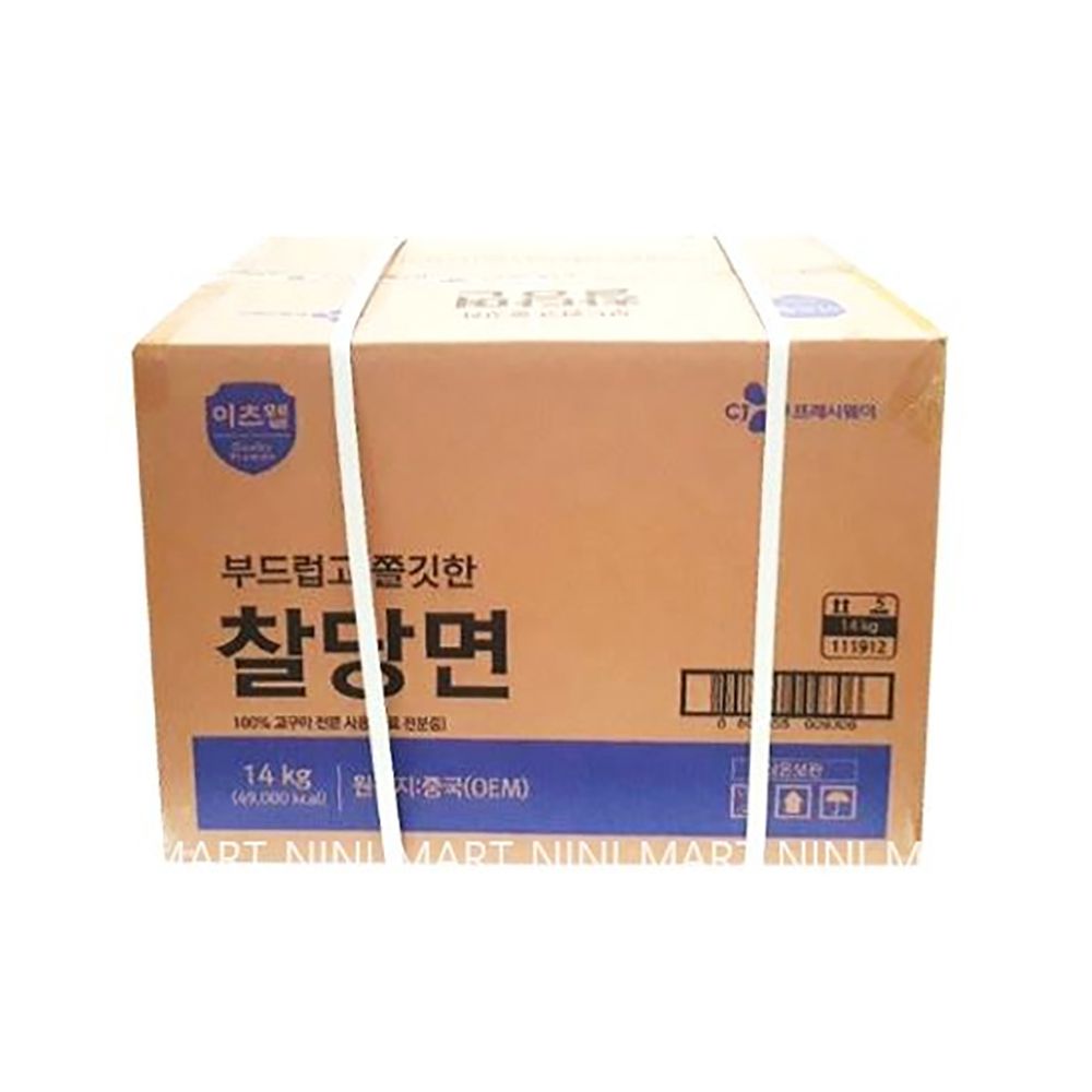 찰당면 이츠웰 14kg 당면 고구마 전분 업소용 식당