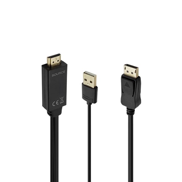 HDMI 입력 to DisplayPort 1.2 출력 케이블 5m